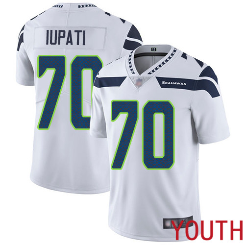 Seattle Seahawks Limited White Youth Mike Iupati Road Jersey NFL Football #70 Vapor Untouchable->women nfl jersey->Women Jersey